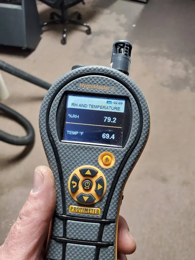 Moisture meter humidity assessment for Fire & Smoke Damage Restoration in Sandston